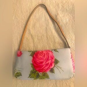 Kate Spade Floral & Leather Shoulder Purse